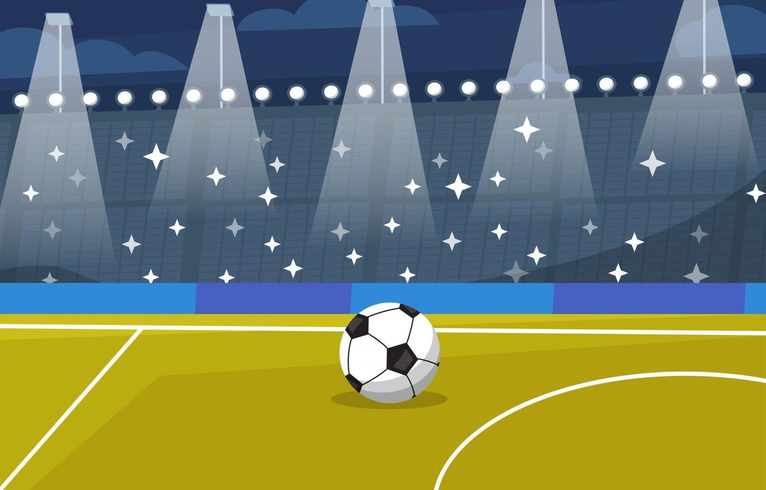 fondo del estadio de futbol vector