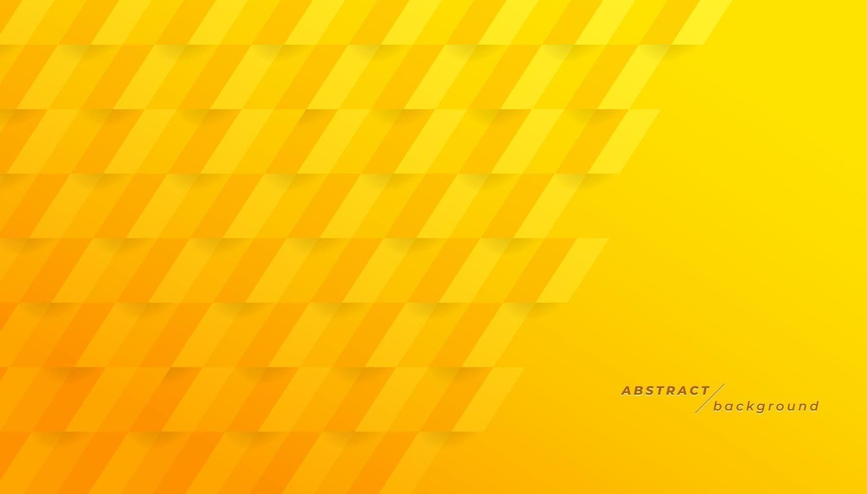 Fondo geométrico amarillo abstracto. Fondo de diseño moderno para diseño de portada, póster, pancarta. vector