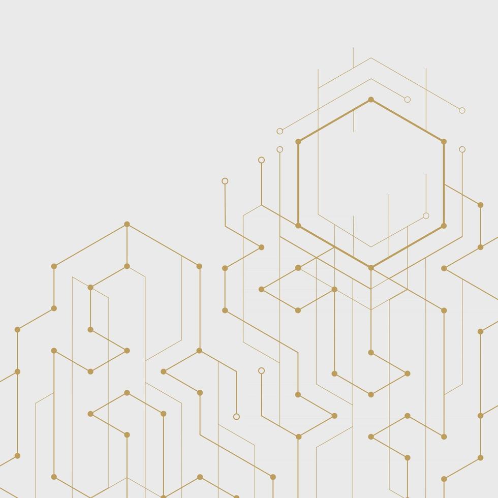 Abstract geometric lines. Connection and social network. Concept with lines and dots. Minimalistic Design. vector