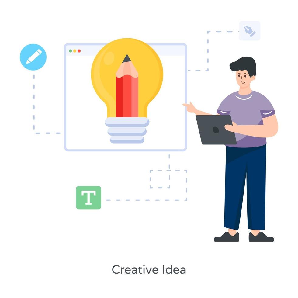 Creative Business Idea vector