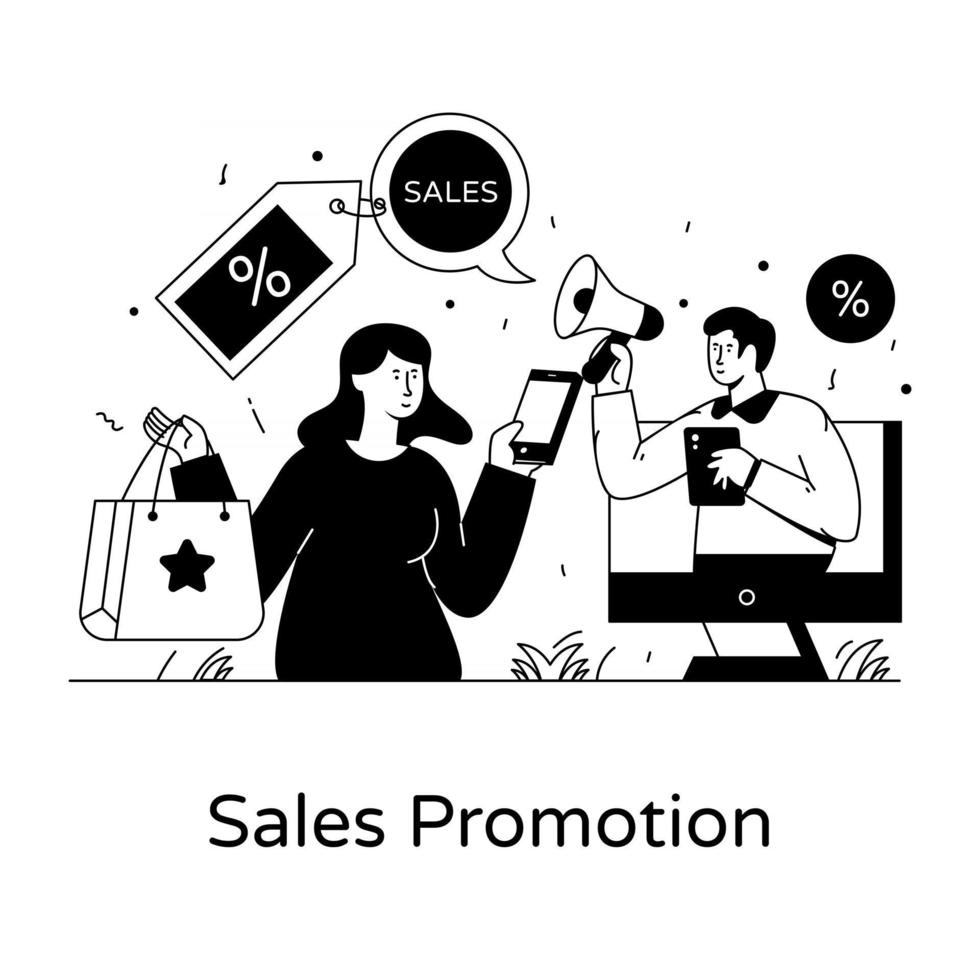 Sales Promotion and Discount vector