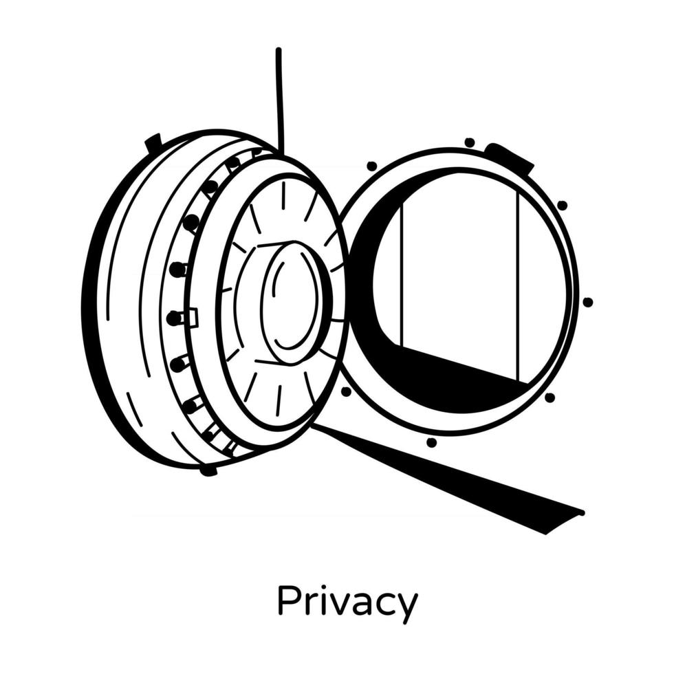 Beautifully Secrecy Privacy vector