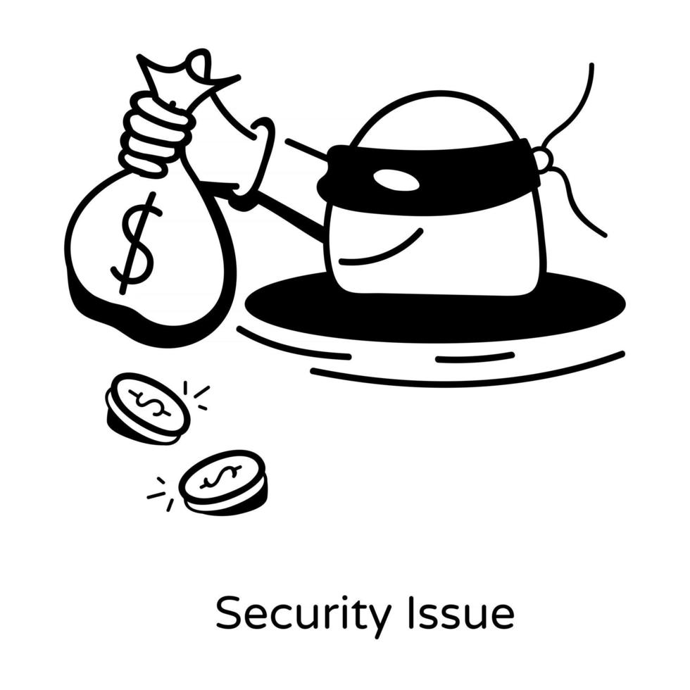 Security Issues and Concerns vector