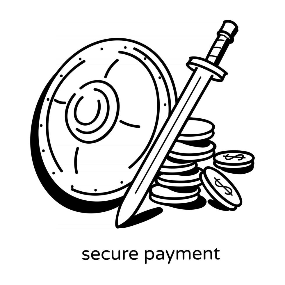 Safe Secure Payment vector