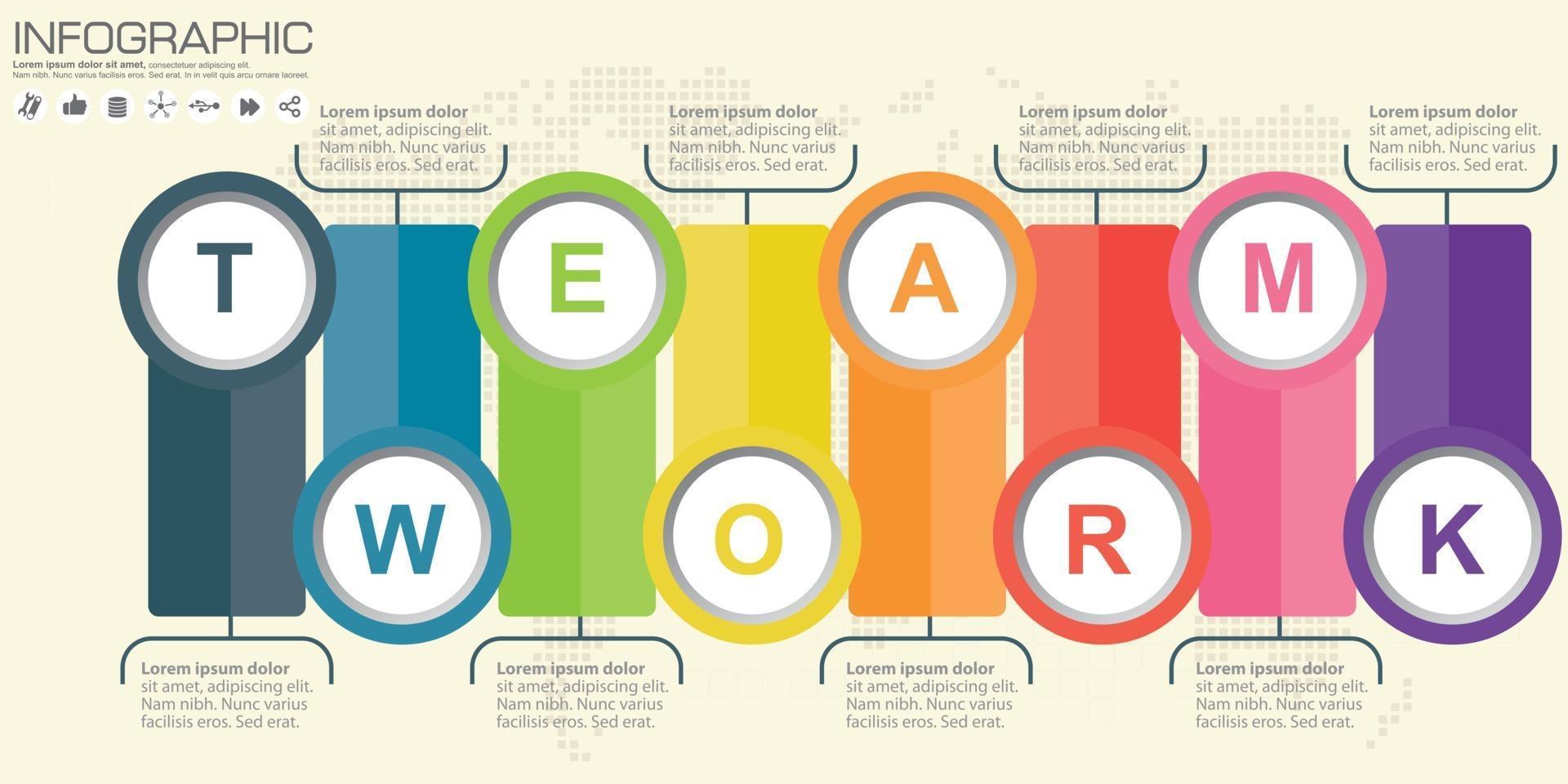 vector círculo infografía. plantilla para diagrama, gráfico, presentación y gráfico. concepto de negocio, piezas, pasos o procesos. fondo abstracto.