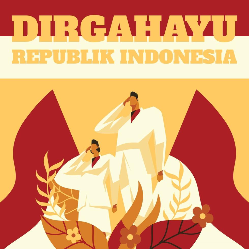 Indonesia Independence Day vector