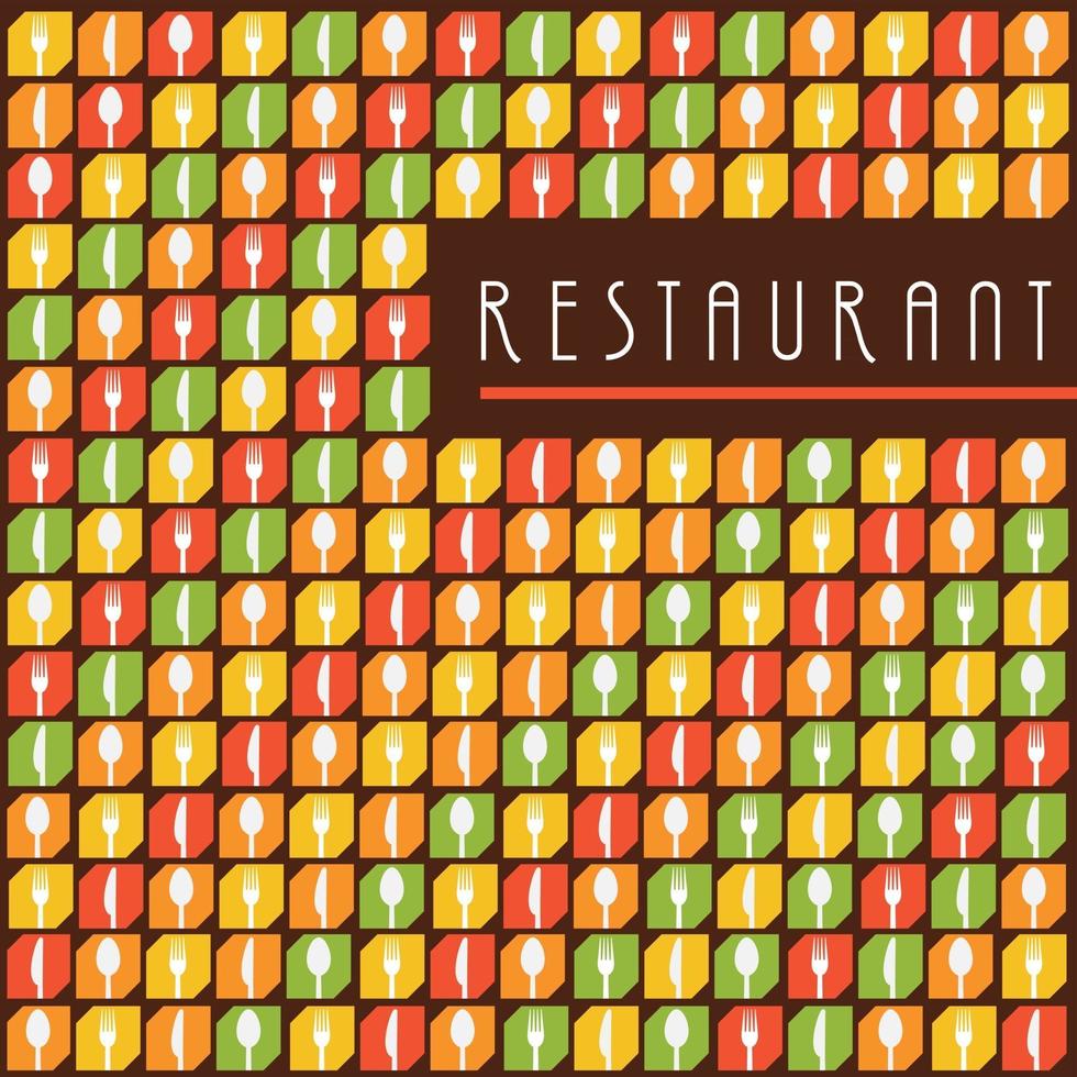 Restaurant Coffee Background vector