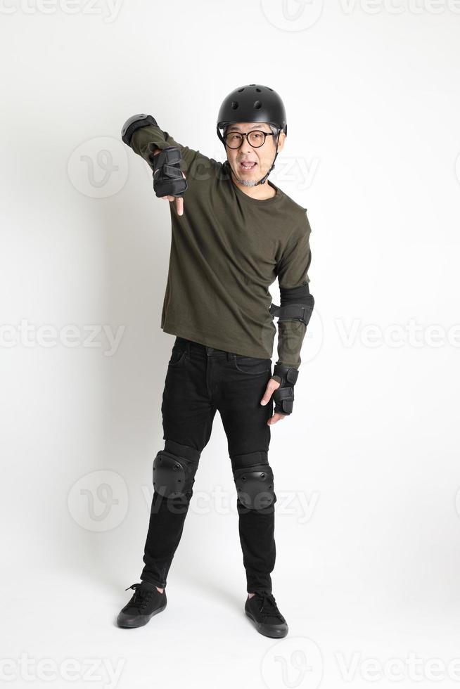 Asian Man on White Background photo