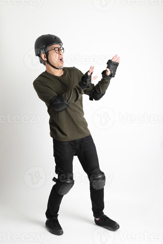 Asian Man on White Background photo