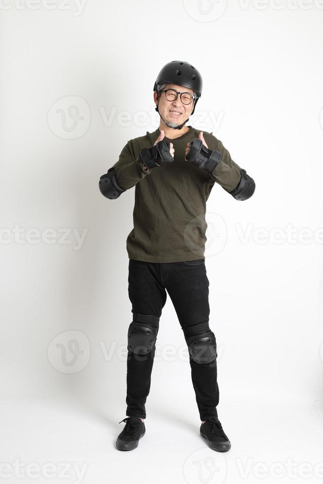 Asian Man on White Background photo