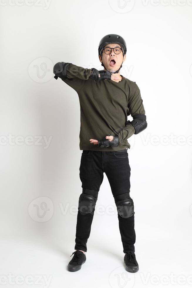 Asian Man on White Background photo