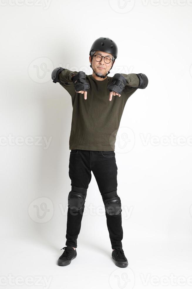 Asian Man on White Background photo