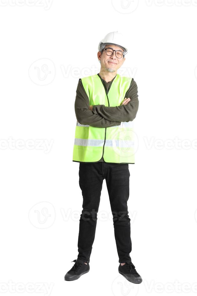 Asian Man on White Background photo