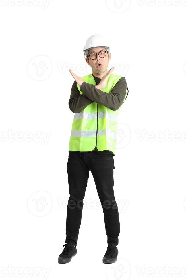 Asian Man on White Background photo