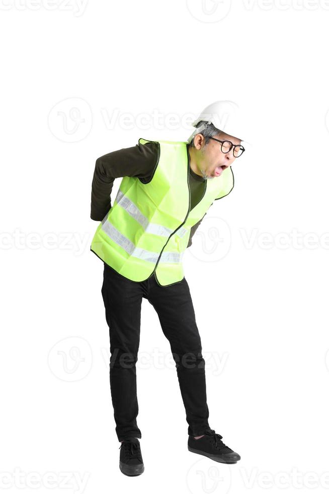 Asian Man on White Background photo