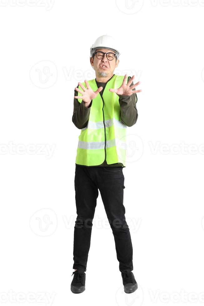 Asian Man on White Background photo