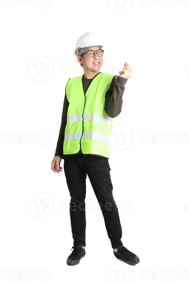 Asian Man on White Background photo