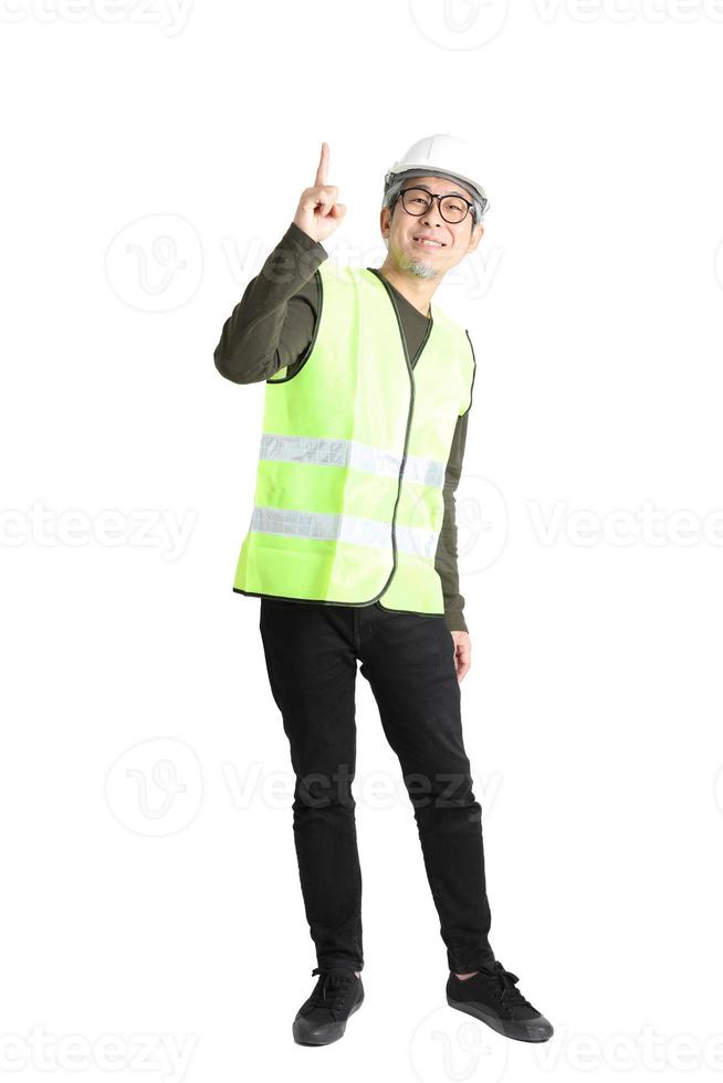 Asian Man on White Background photo