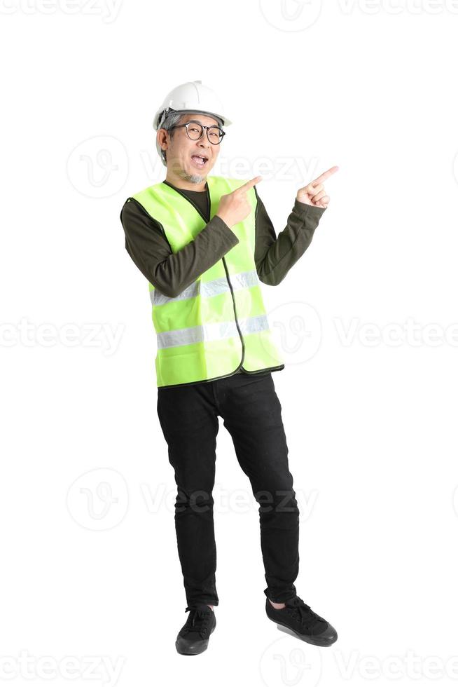 Asian Man on White Background photo