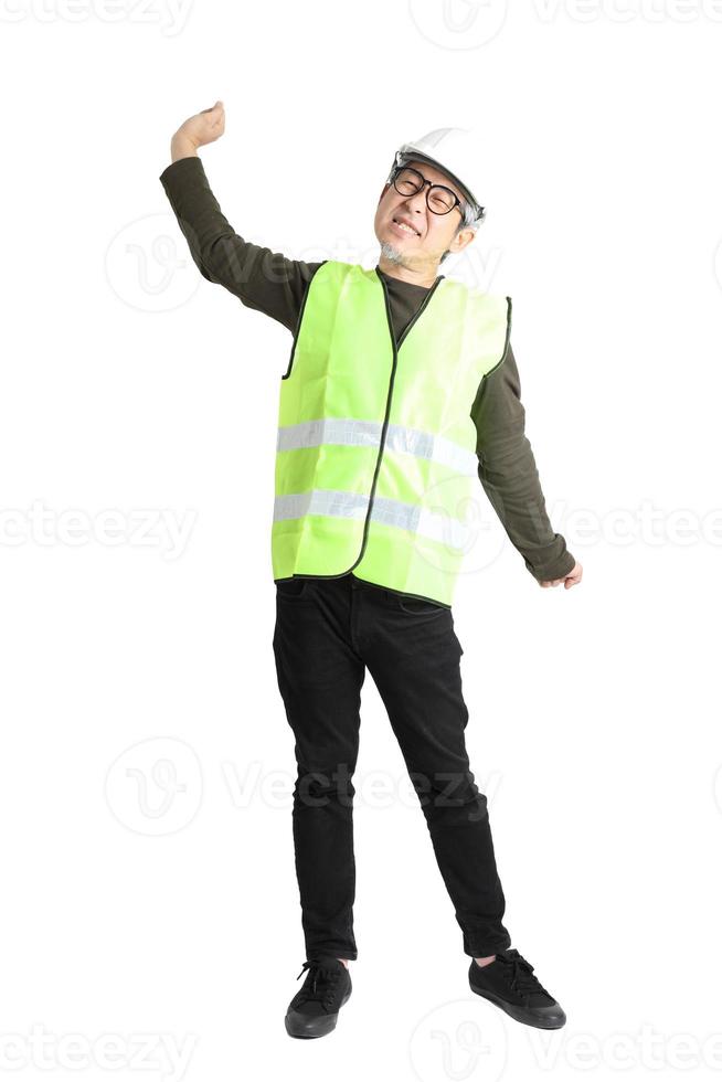 Asian Man on White Background photo