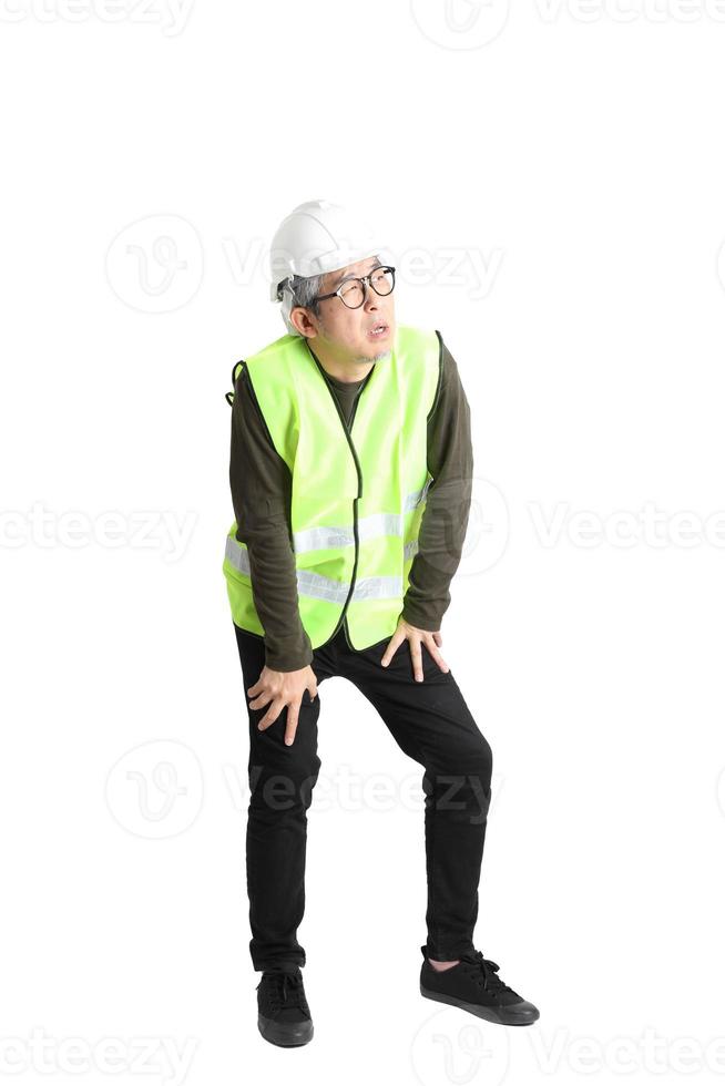 Asian Man on White Background photo