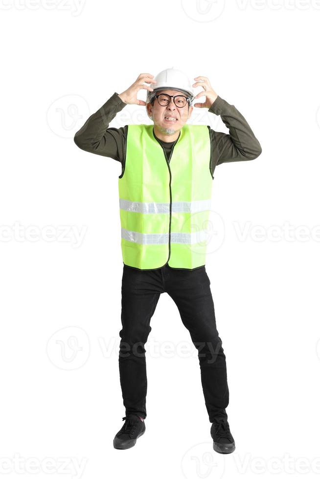 Asian Man on White Background photo