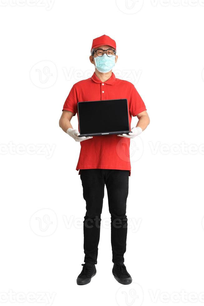 Asian Delivery Man photo