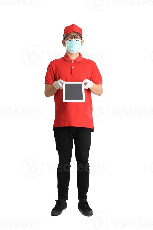 Asian Delivery Man photo