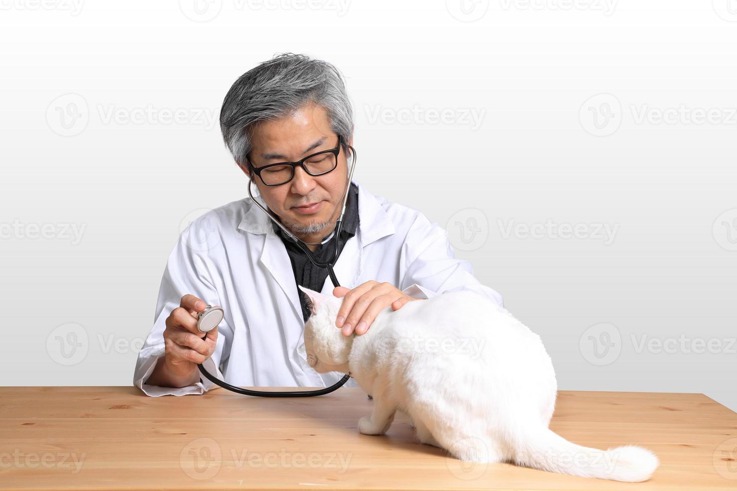 Asian Man Sitting photo