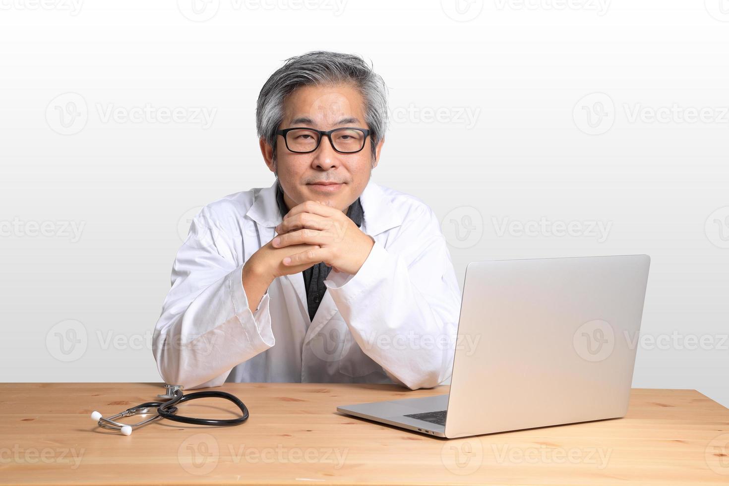 Asian Man Sitting photo