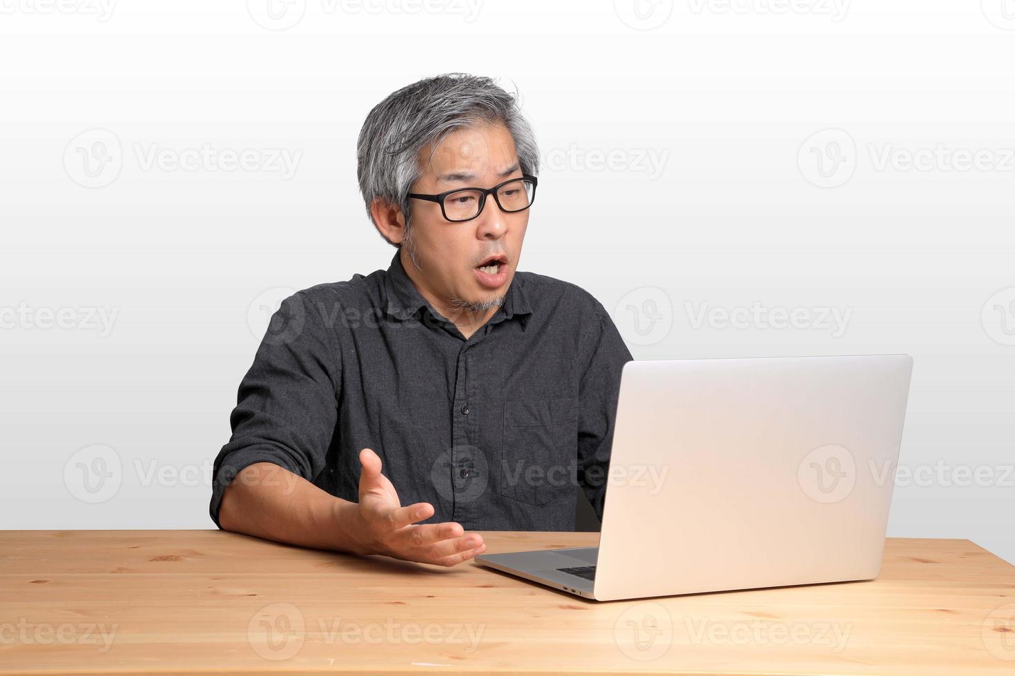 Working Asian Man photo