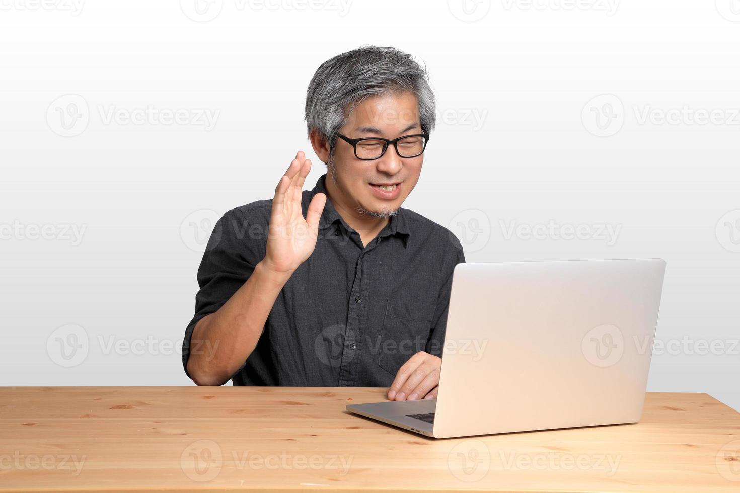 Working Asian Man photo