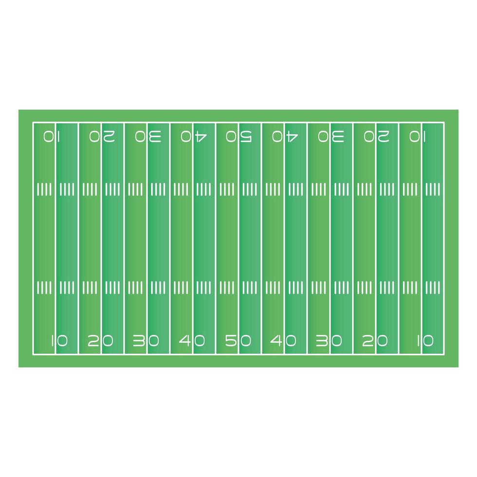 american football sport camp yard icon vector