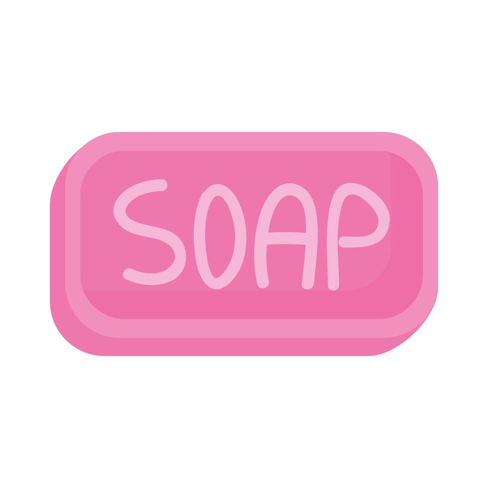 soap bar product isolated icon vector