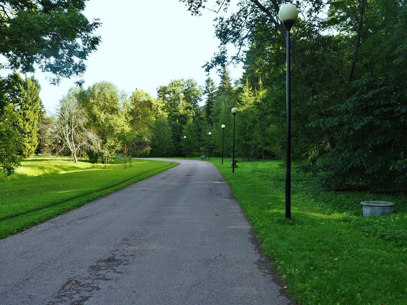 Path through Kadriorg Park Tallinn Estonia photo