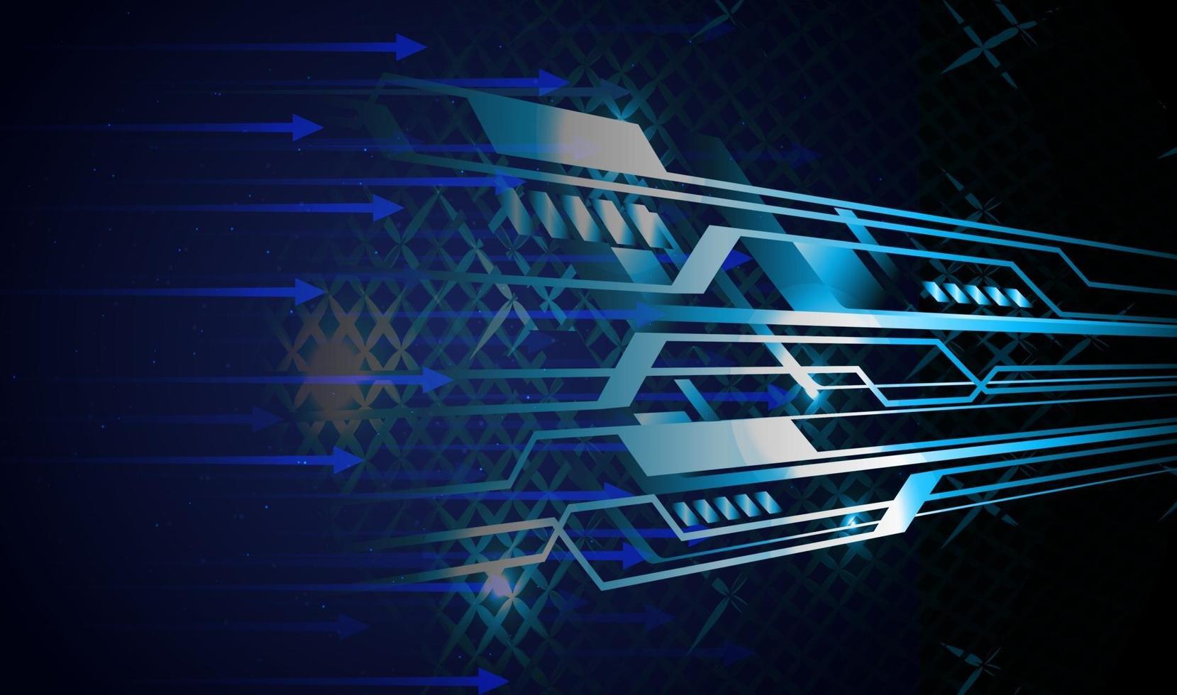 cyber circuit future technology concept background vector