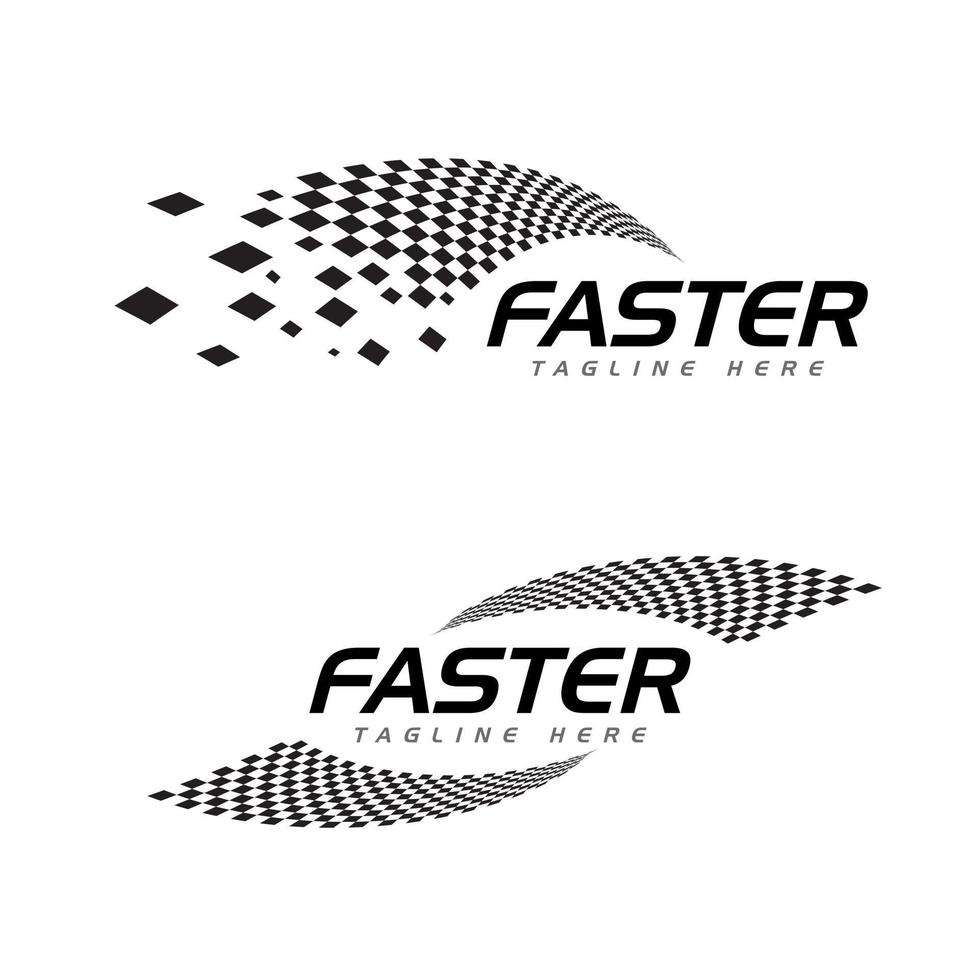 Race flag icon design vector