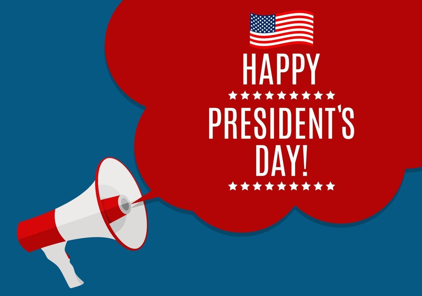 Presidents Day in USA Background. Can Be Used as Banner or Poster. Vector Illustration