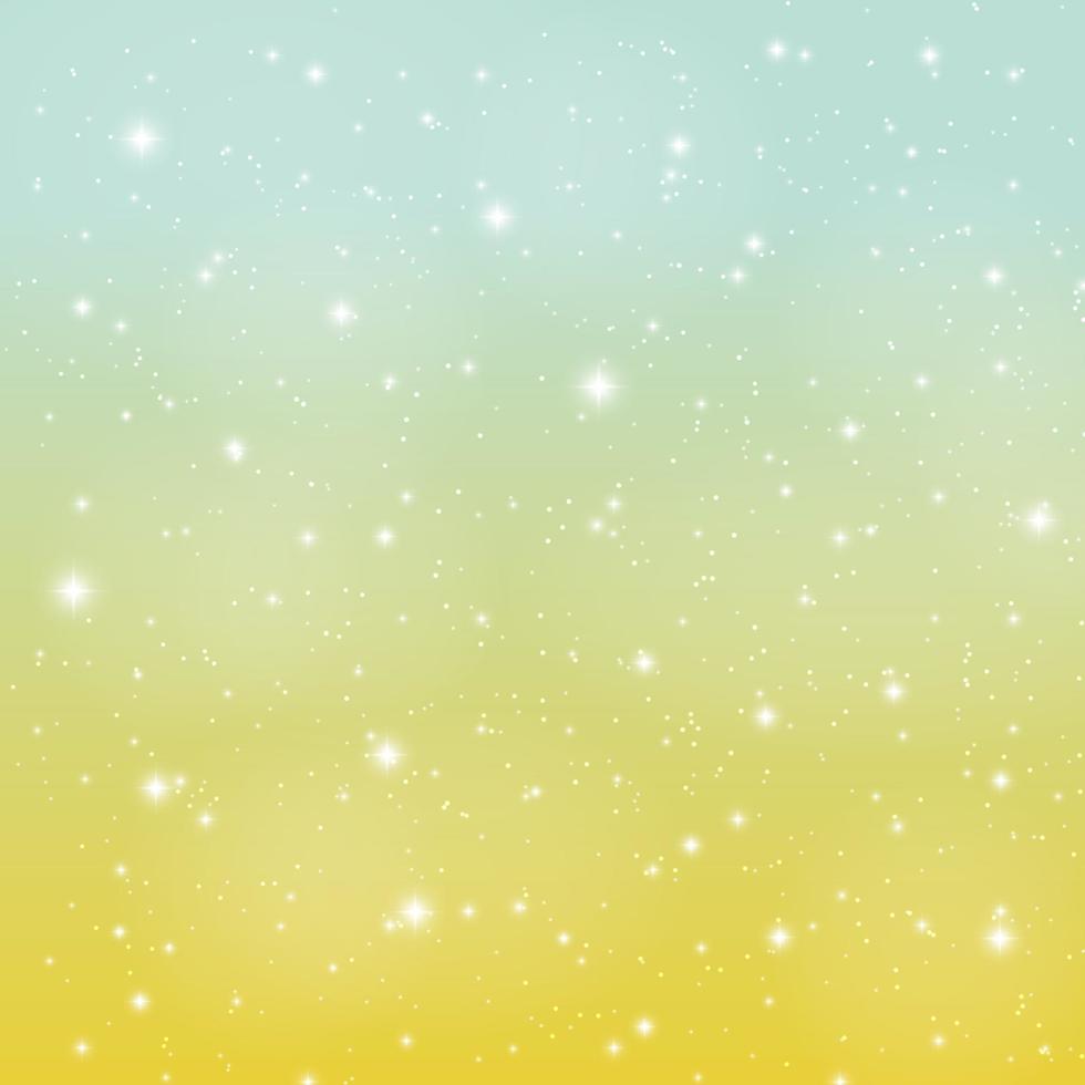 Abstract Glossy Star Sky Vector Illustration Background