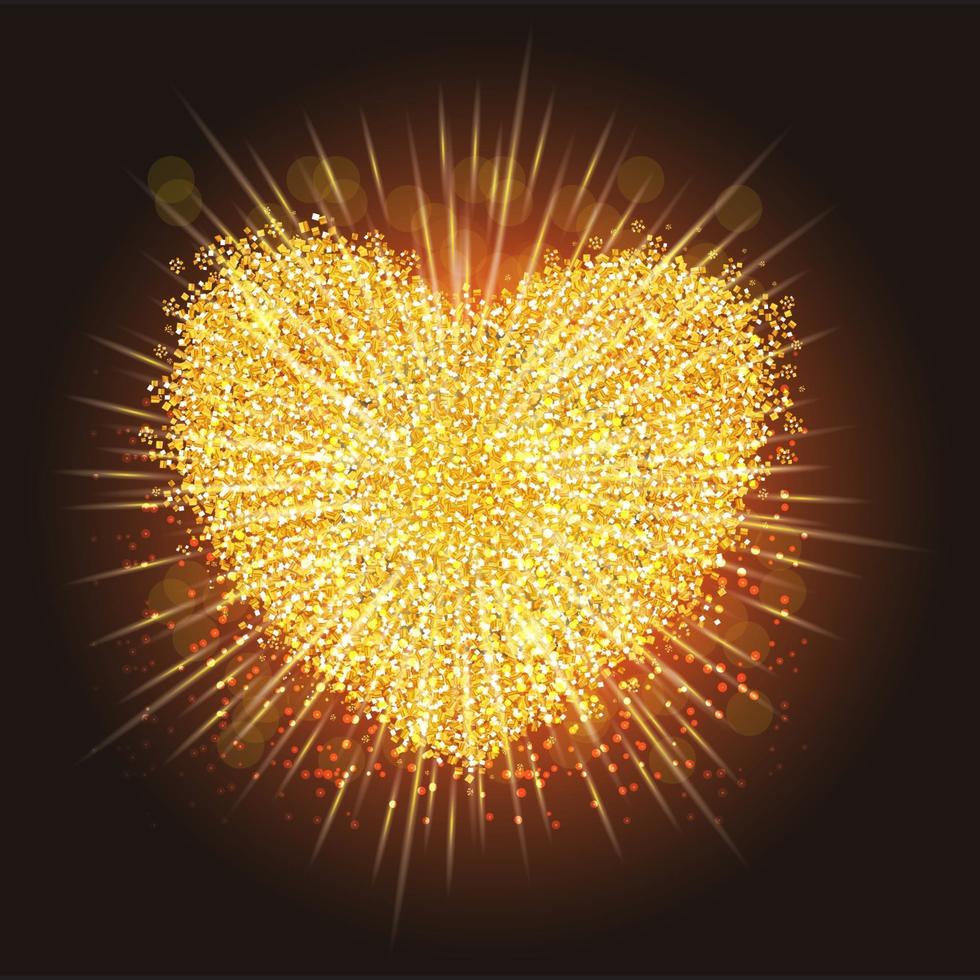 Valentine s Day Heart Symbol. Love and Feelings Background Desig vector