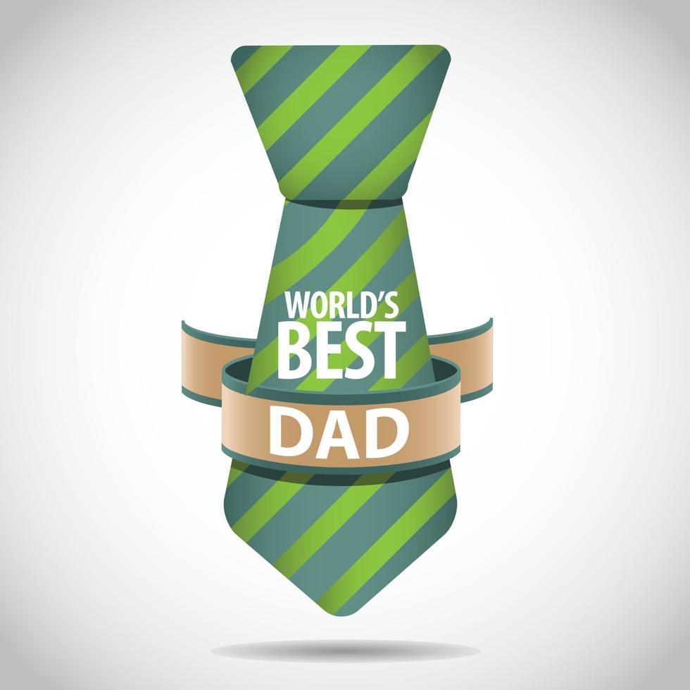 Happy fathers day card vector