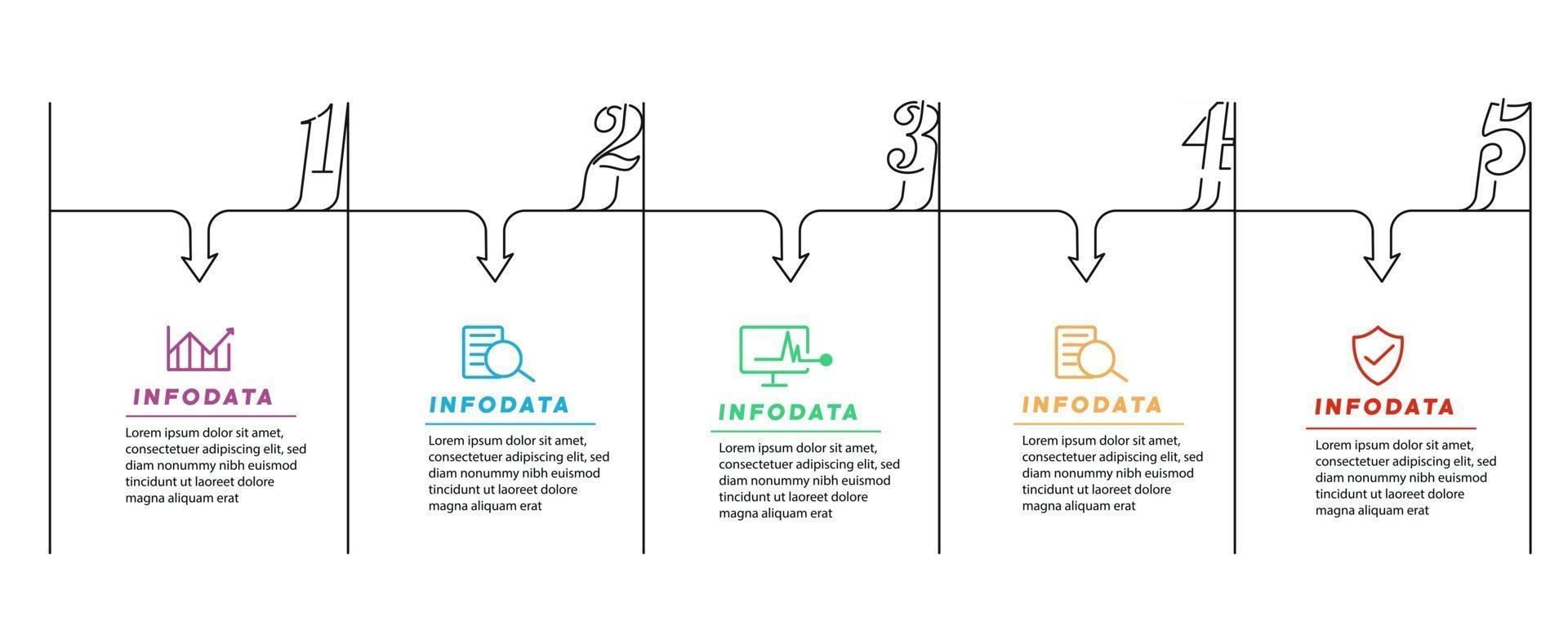 Design elements of business infographics. Modern infochart, marketing chart and graphs, bar diagrams. vector