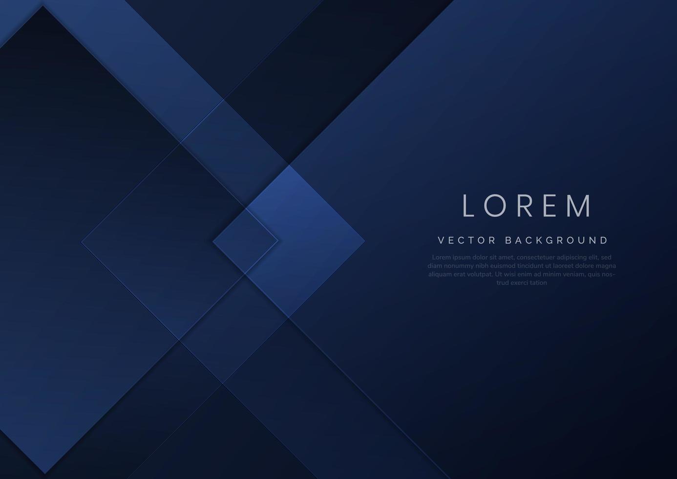 Abstract blue geometric diagonal overlay layer background. vector