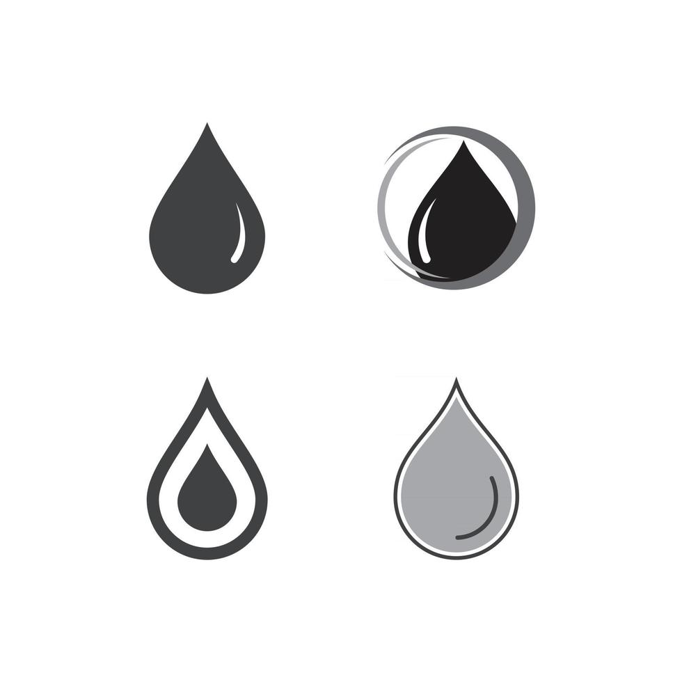 water drop Logo vector