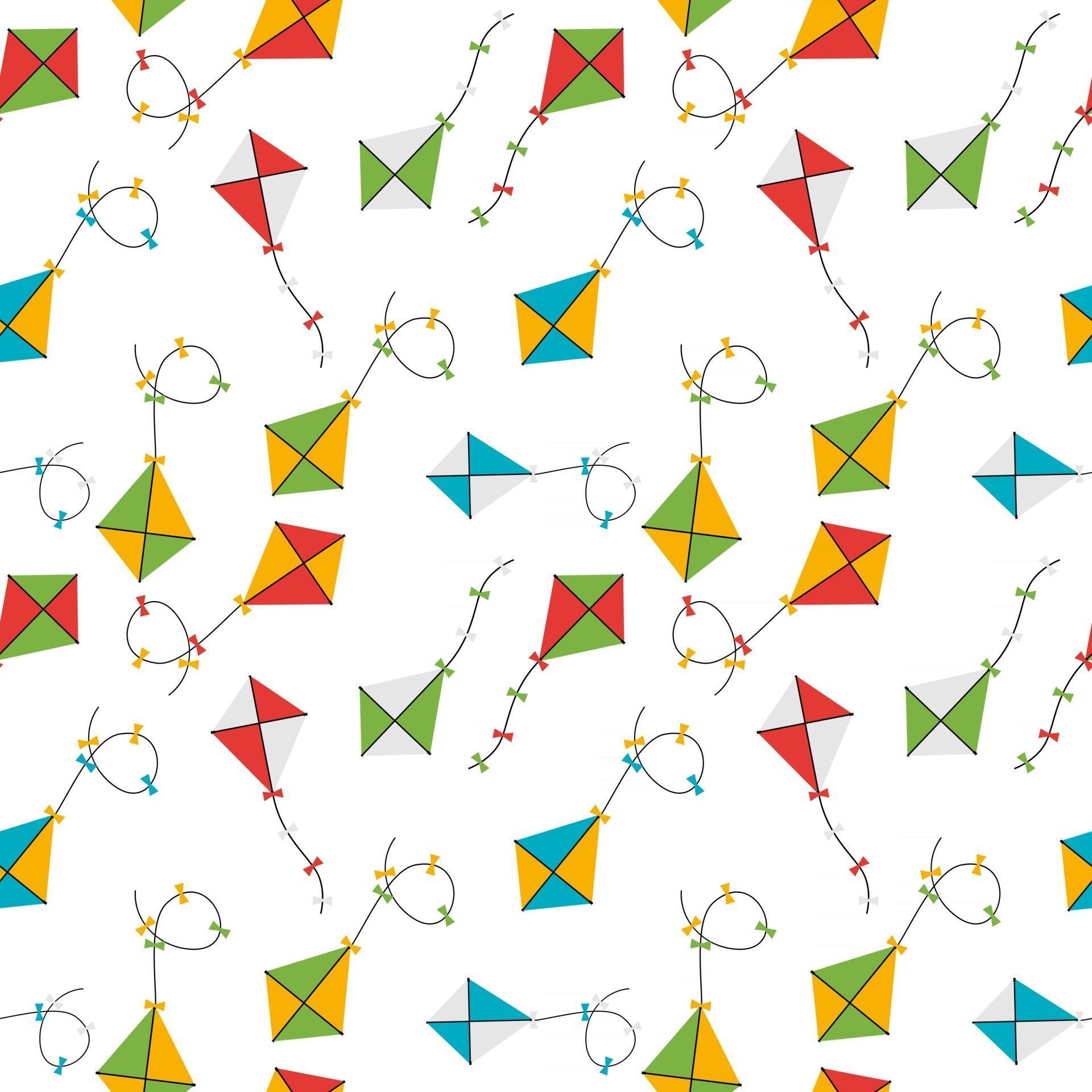 Kite Seamless Pattern Background Vector Illustration 2845527 Vector Art