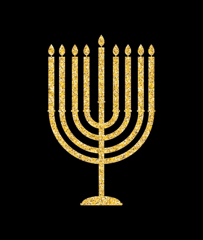 Abstract Background Happy Hanukkah, Jewish Holiday. vector