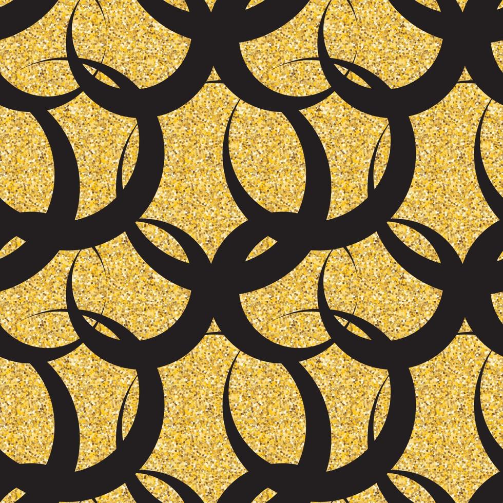 Abstract Simple Glossy Golden Seamless Pattern Background vector