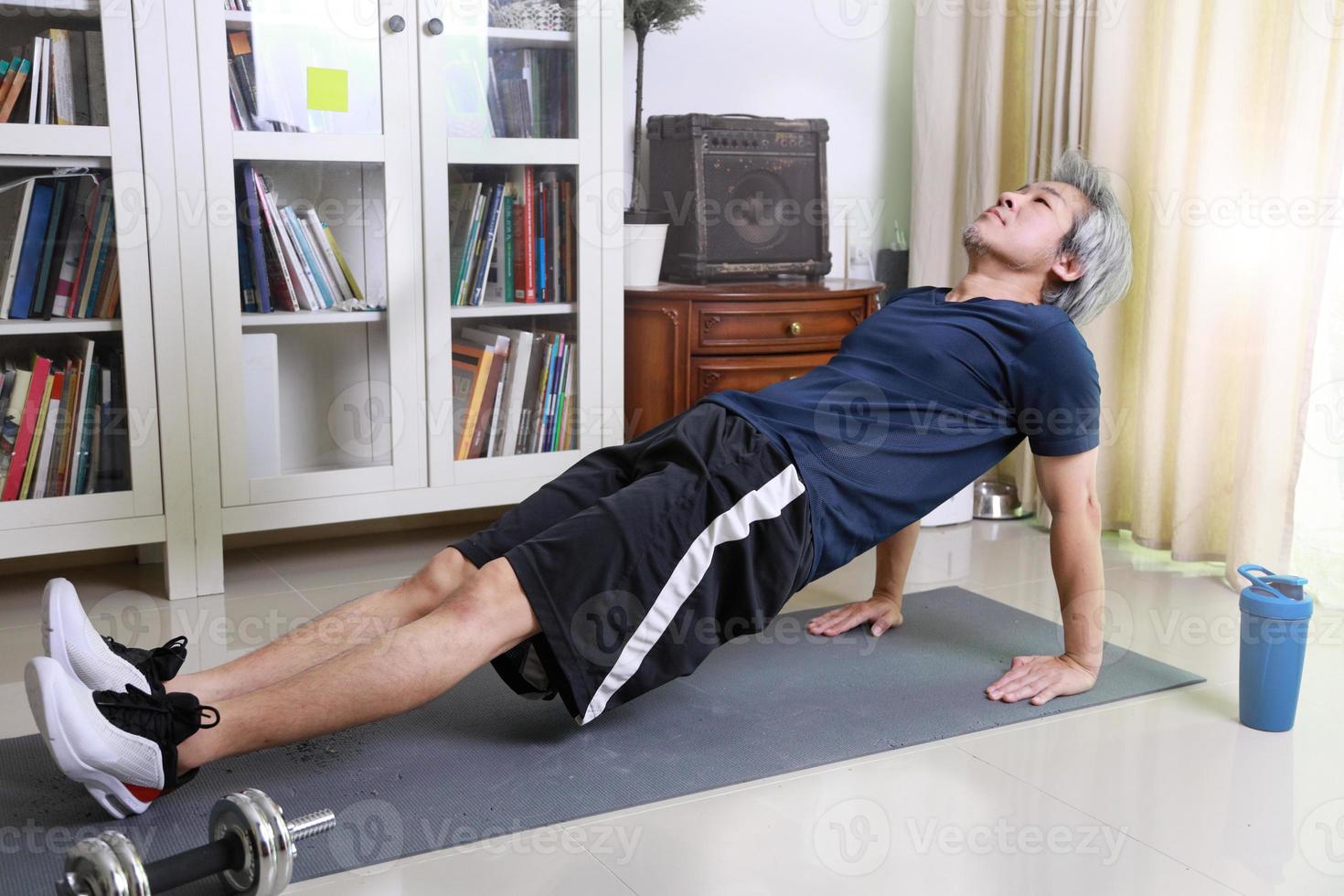 Asian Man Workout photo