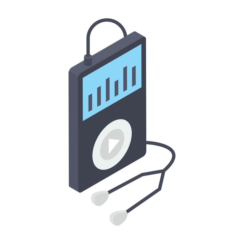 Mp3 Player Concepts vector