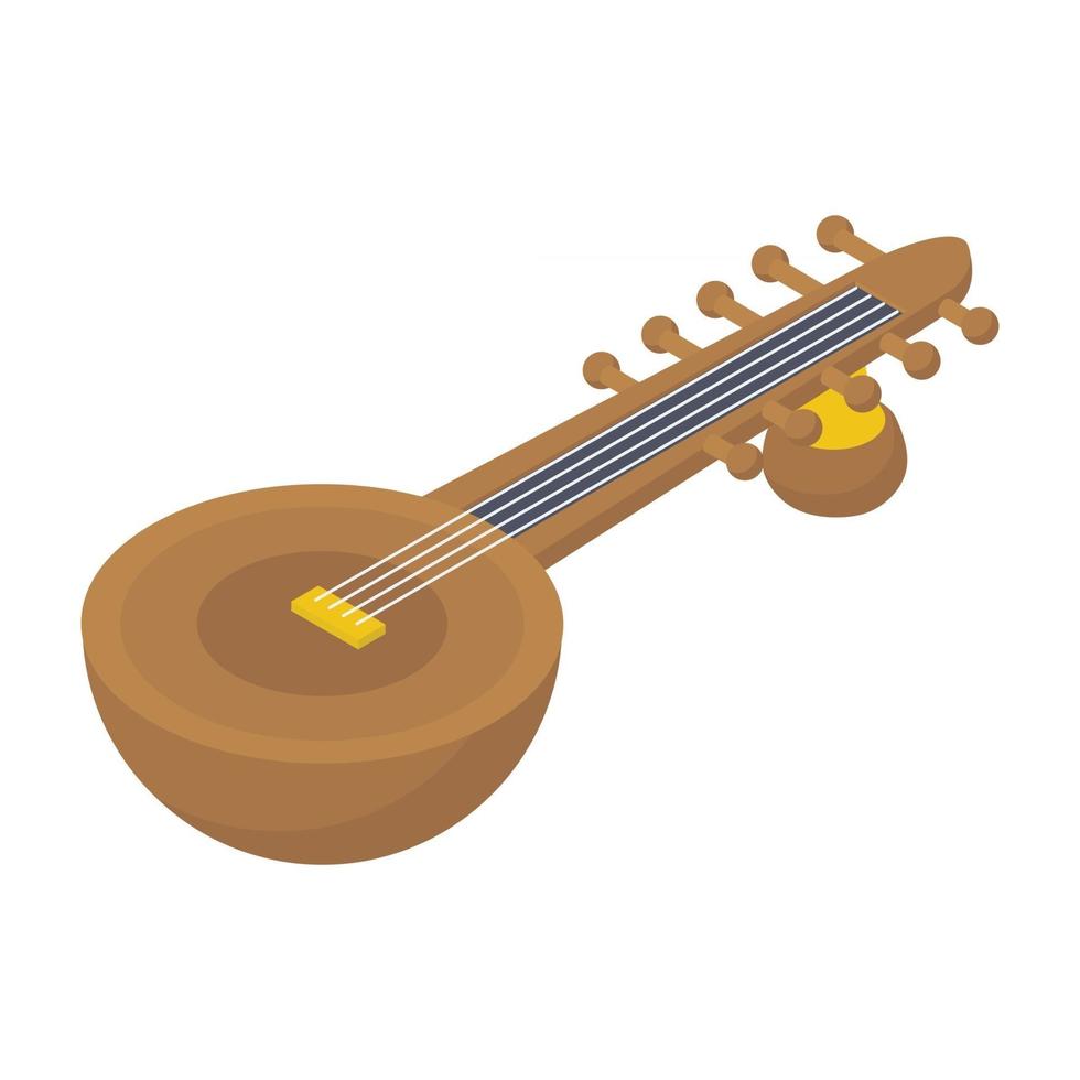 Trending Sitar Concepts vector